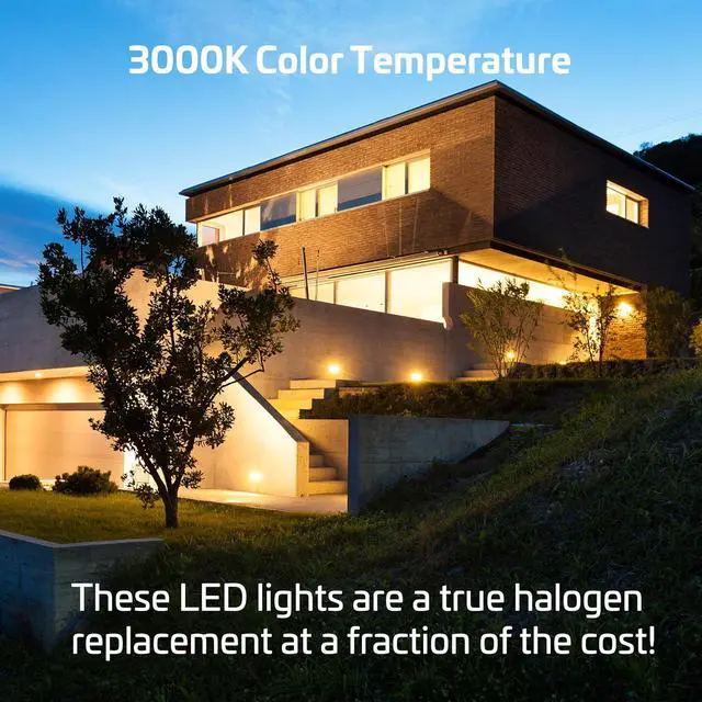 Alt view image 6 of 6 - Newhouse Lighting WW15BRZ-2 16-Watt Outdoor Die-Cast Aluminum LED Wall Wash Flood, Weatherproof Landscape Lighting 1500 Lumens, 3000K Warm White, 120-277V, 1/2" Knuckle Mount, Bronze, 2-Pack