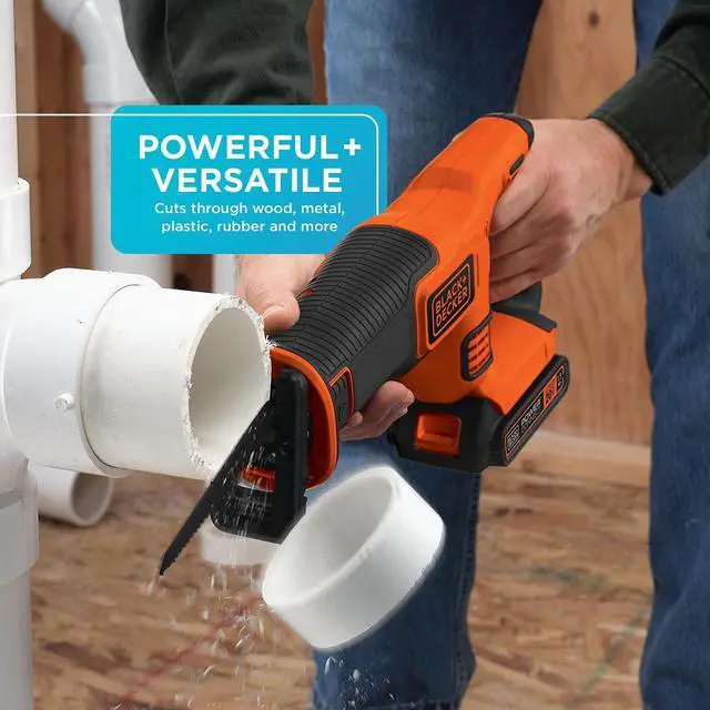 Alt view image 4 of 6 - 20V MAX* Cordless Reciprocating Saw Kit (BDCR20C)