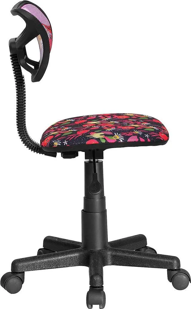 Alt view image 4 of 7 - Disney Princess Adjustable Swivel Mesh Rolling Desk Chair, for Kids, Teens and Adults