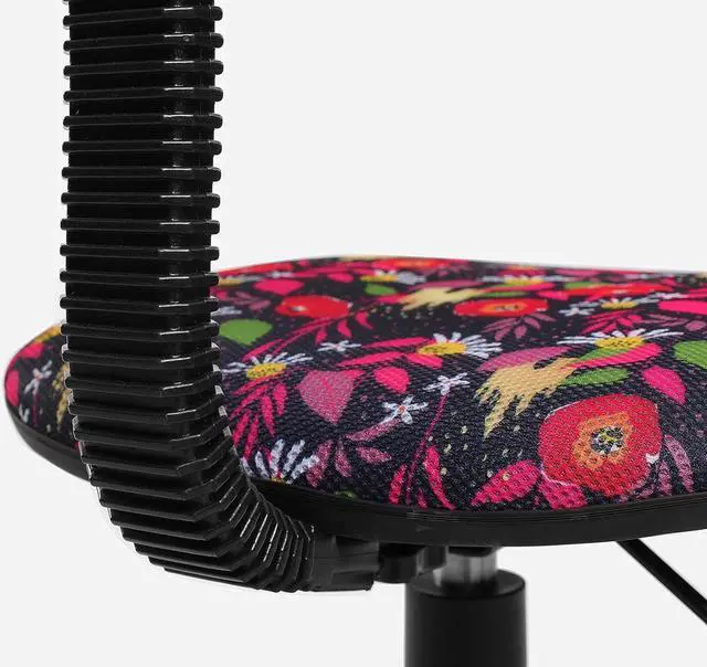 Alt view image 6 of 7 - Disney Princess Adjustable Swivel Mesh Rolling Desk Chair, for Kids, Teens and Adults