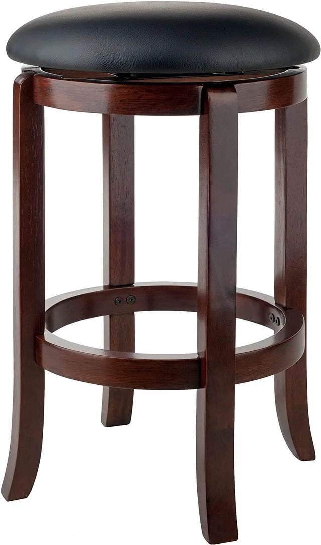 Main image of Winsome Walcott Swivel Bar Stool, 24", Walnut