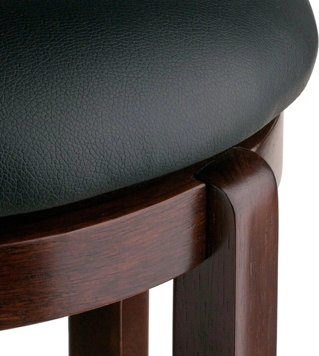 Alt view image 6 of 7 - Winsome Walcott Swivel Bar Stool, 24", Walnut
