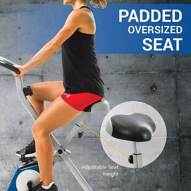 Alt view image 5 of 7 - XTERRA Fitness Folding Exercise Bike, 225 LB Weight Capacity