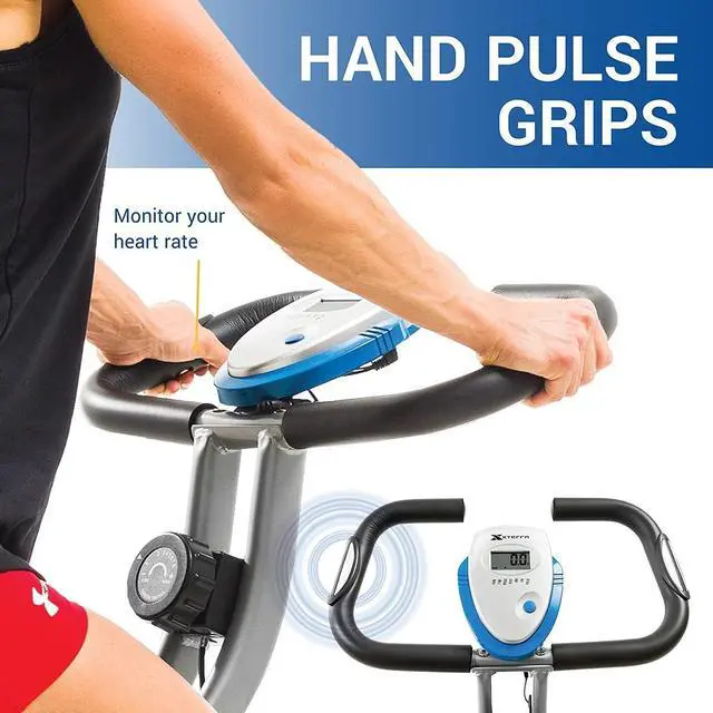 Alt view image 7 of 7 - XTERRA Fitness Folding Exercise Bike, 225 LB Weight Capacity