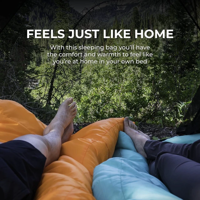 Alt view image 7 of 7 - Teton Celsius XL Sleeping Bag 25F, 20F & 0F Degrees, All Weather Warm for Adults & Kids, Compression Sack Included