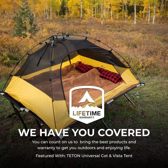 Alt view image 6 of 7 - TETON Sports Deer Hunter Sleeping Bag, Warm and Comfortable Camping Sleeping Bag, Teton Tough Canvas Shell for Camping, Hunting, and Cold Weather