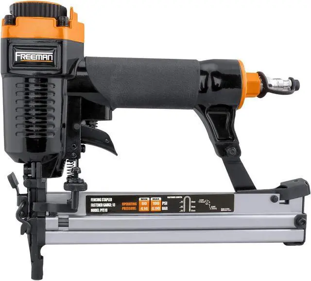 Alt view image 2 of 6 - PFS18 Pneumatic 18-Gauge 7/8" Fencing Stapler with Belt Hook