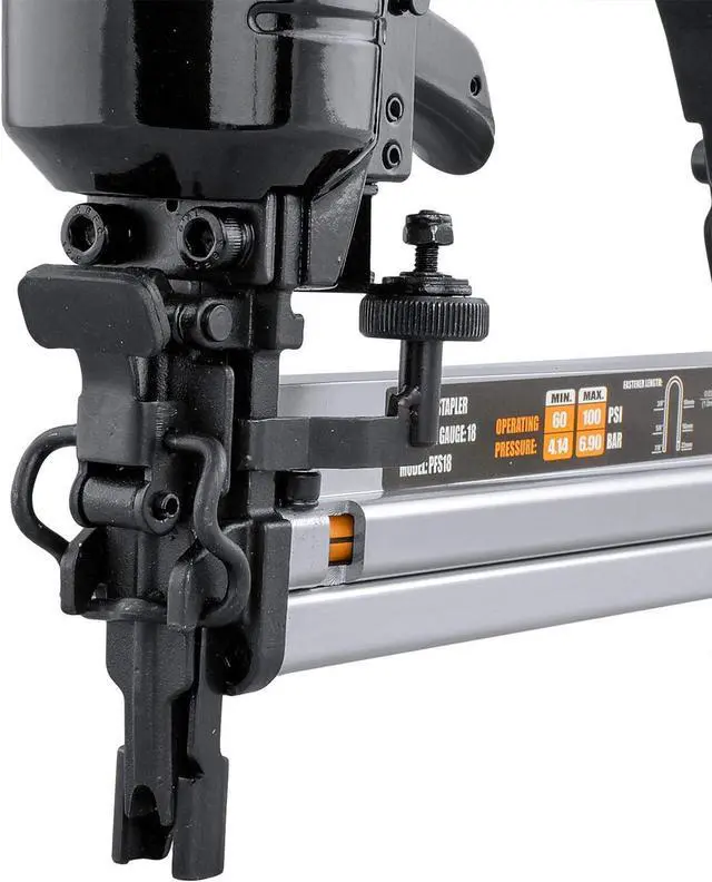 Alt view image 3 of 6 - PFS18 Pneumatic 18-Gauge 7/8" Fencing Stapler with Belt Hook