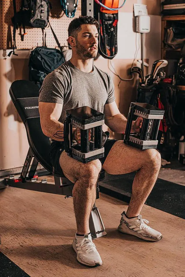 Alt view image 6 of 6 - POWERBLOCK Elite EXP 50-70 lb. Dumbbell Kit, Stage 2 Expansion Kit, Only Compatible After Stage 1 Elite EXP Adjustable Dumbbells Purchase, Durable Steel, Innovative Workout Equipment, 20 lbs, Black