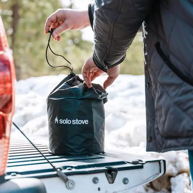 Alt view image 5 of 6 - Sigalect Campfire Camping Stove Portable Stove for Backpacking Outdoor Cooking Great Stainless Steel Camping Backpacking Stove Compact Wood Stove Design-No Batteries or Liquid Fuel Canisters Needed
