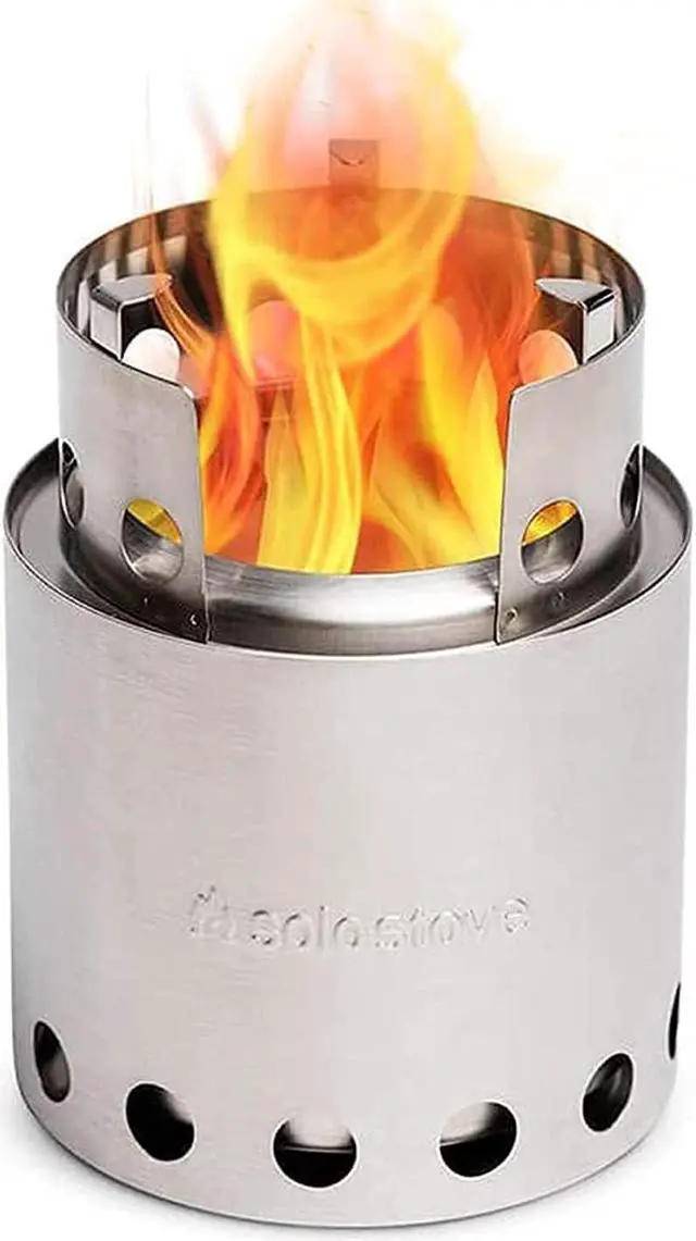 Main image of Solo Stove Lite - Portable Camping Hiking and Survival Stove | Powerful Efficient Wood Burning and Low Smoke | Gassification Rocket Stove for Quick Boil | Compact 4.2 Inches and Lightweight 9 Ounces