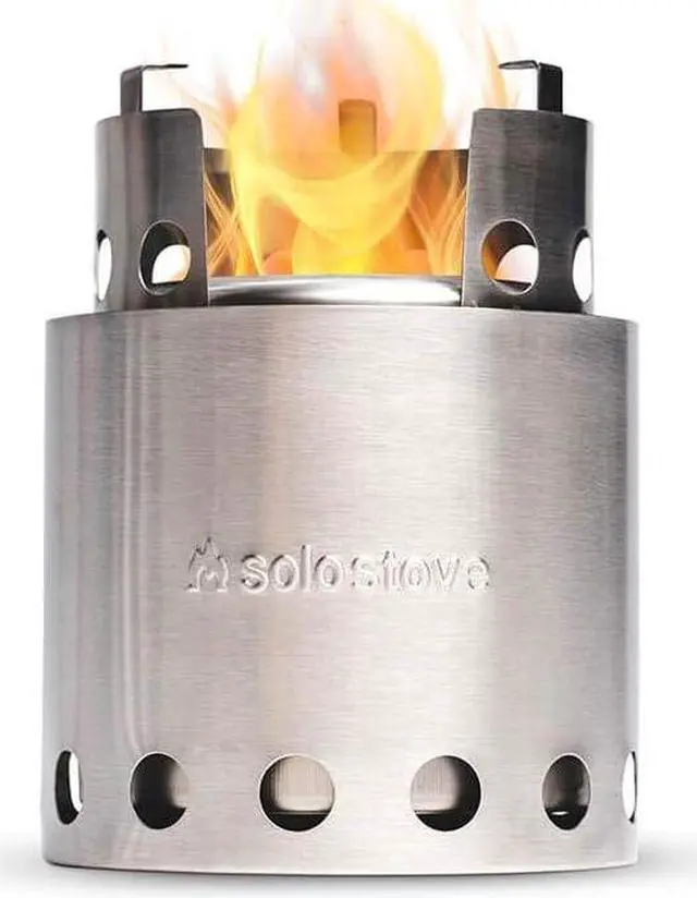 Alt view image 4 of 7 - Solo Stove Lite - Portable Camping Hiking and Survival Stove | Powerful Efficient Wood Burning and Low Smoke | Gassification Rocket Stove for Quick Boil | Compact 4.2 Inches and Lightweight 9 Ounces