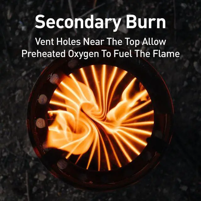 Alt view image 5 of 7 - Solo Stove Lite - Portable Camping Hiking and Survival Stove | Powerful Efficient Wood Burning and Low Smoke | Gassification Rocket Stove for Quick Boil | Compact 4.2 Inches and Lightweight 9 Ounces