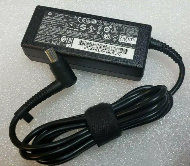 Alt view image 2 of 2 - New Genuine HP 65W 19.5V 3.33A Power AC Adapter 849650-003 TPC-DA58 -Exact part/ pictures