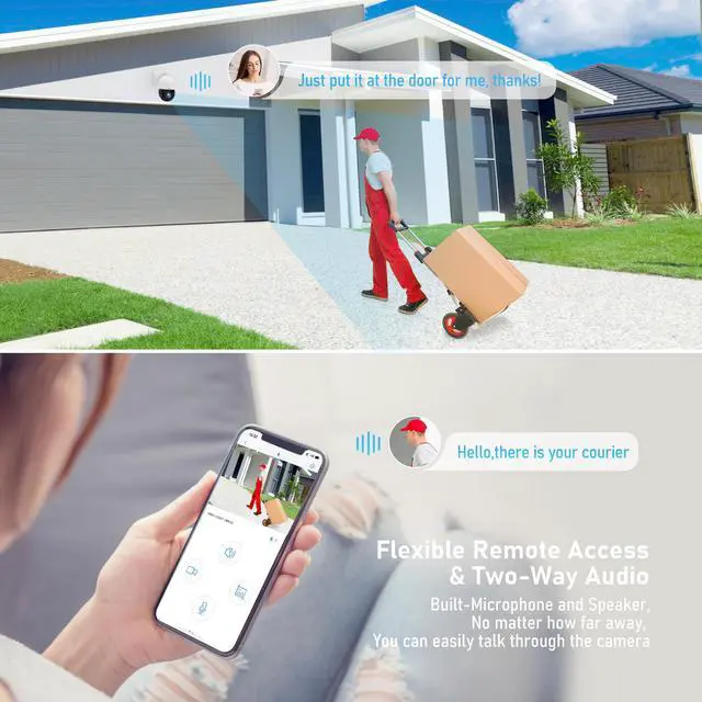 Alt view image 5 of 6 - JideTech 20X PTZ IP Camera With Auto tracking POE Security Camera Outdoor Surveillance