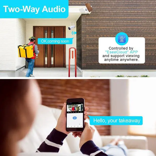 Alt view image 3 of 7 - 4CH Solar Powered Wireless Security Camera System 4MP Resolution Support Cloud Storage