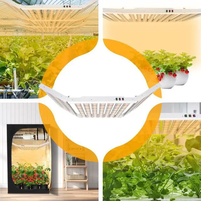 Alt view image 7 of 7 - 2024 New SPF6000 LED Grow Light 600W 6x6ft Coverage, Use 1911pcs Diodes Sunlike Full Spectrum Veg Bloom Switch Growing Lamps for Indoor Plants Seeding Flower Led Plant Light Fixture