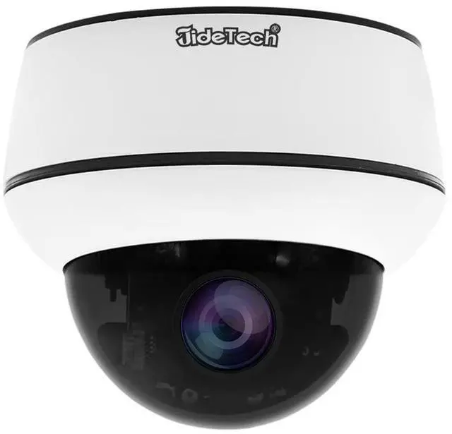 Main image of JideTech 5MP POE PTZ IP Security Camera, Two-Way Audio, SD Card Slot, 50m IR Night Vision, Single Unit Packaging