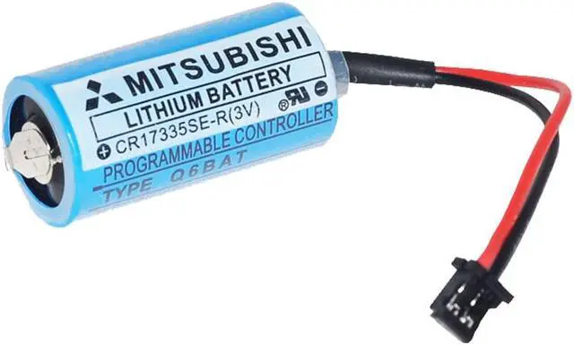 Alt view image 2 of 7 - 10PCS CR17335SE-R 3V Q6BAT PLC Lithium Battery with Plug for Q25PRHCPU Q170HBATC QNS FANUC System