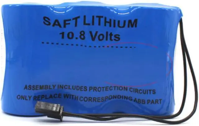 Alt view image 4 of 5 - 3HAC16831-1 17000mAh 3HAC13150-1 Battery for ABB Robot Controller SMB CPU Server Battey 10.8V Lithium Battery