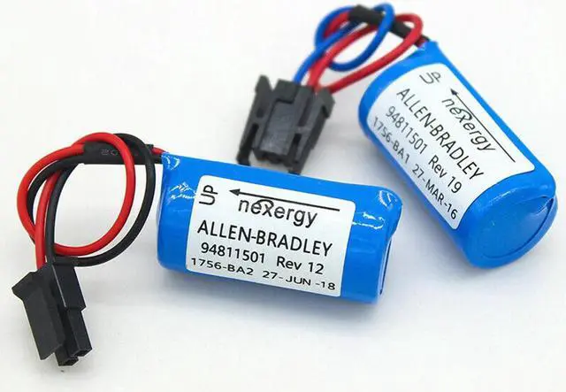 Alt view image 4 of 7 - (20-Pack) 1756-BA23V 1800mAh 1756-BA2 Replacement Battery for Allen Bradley BR2/3A-AB PLC Control Battery