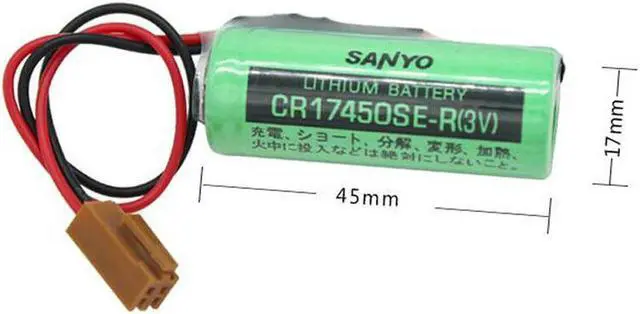 Alt view image 5 of 5 - (4-Pack) 3V 2500mAh PLC Replacement Battery for CR17450SE-R A98L-0031-0012