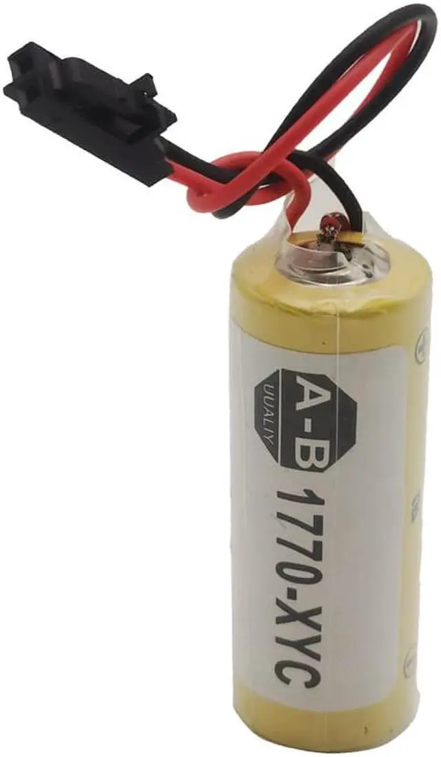 Alt view image 2 of 6 - 4-Pack 3V 1800mAh 1770-XYC Replacement Lithium Battery for  PLC 1770-XYC/A 1770-XYB Cell 1756-BA1