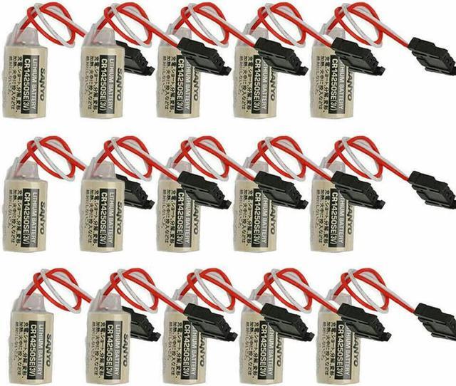 Main image of (15-Pack) CR14250SE 3V Lithium Battery 1800mAh for CR14250SE 1/2AA 3V PLC Battery 1747-BA Backup Power Supply