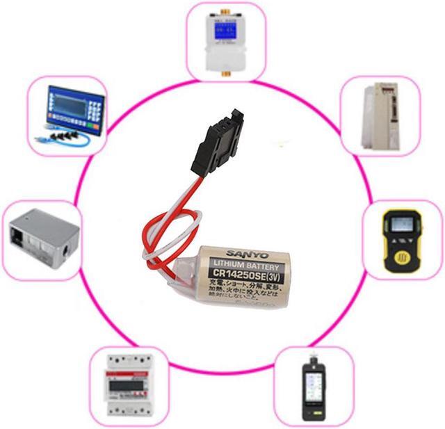 Alt view image 4 of 4 - (15-Pack) CR14250SE 3V Lithium Battery 1800mAh for CR14250SE 1/2AA 3V PLC Battery 1747-BA Backup Power Supply