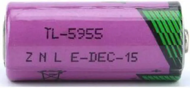 Alt view image 3 of 4 - (2-Pack) TL-5955 2/3AA 3.6V 1650mAh Battery for  TL-4955 3.6V SL-761 ER14335 PLC, CNC Lithium Battery