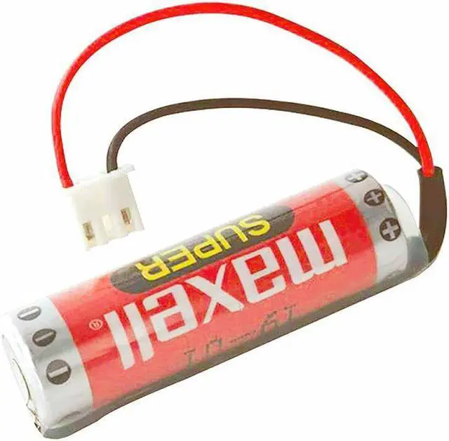 Alt view image 7 of 7 - 3.6V ER6C AA PLC Lithium Battery 1800mAh for FX F2-40BL (Pack of 6)