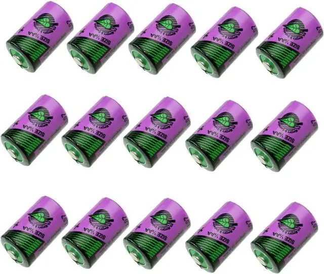 Main image of 15PCS Hi-Capacity TL-5902 3.6V 1200mAh PLC Lithium Non-Rechargeable Battery for Tadiran TL-2150/S ER14250 SL-350