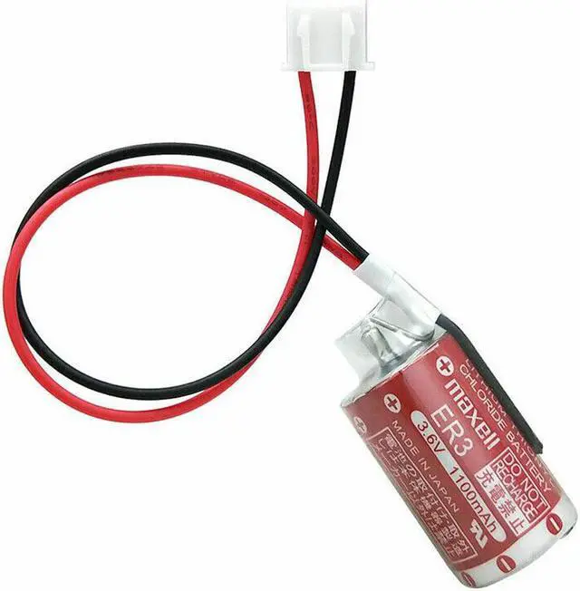 Alt view image 4 of 6 - 5Pcs ER3 Battery for Maxell ER3 3.6V 1100mAh Li-ion PLC Battery with PM-20BL Plug