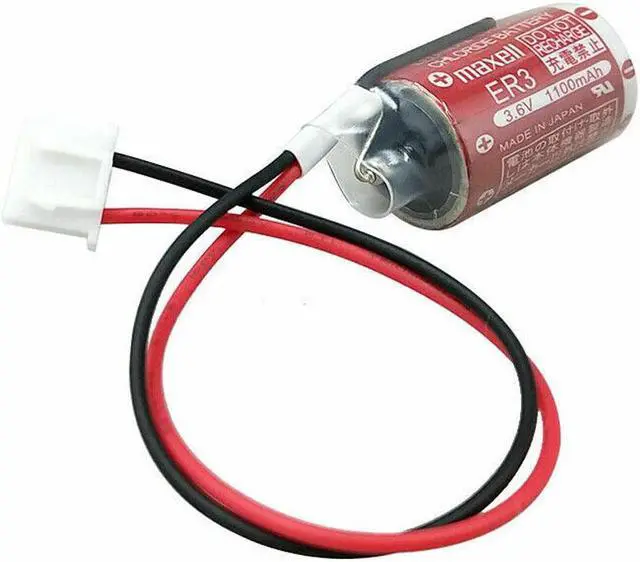 Alt view image 5 of 6 - 10PCS Compatible for MAXELL ER3 1100mAh Li-ion PLC Lithium Battery PM-20BL 3.6V Battery