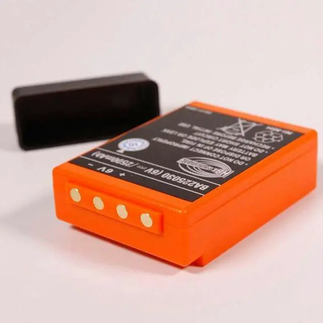 Alt view image 4 of 7 - (3-Pack) BA225030 6V 2500mAh Ni-Mh Rechargeable Battery HBC Radiomatic Battery for HBC Crane Remote Control Pump Truck Battery