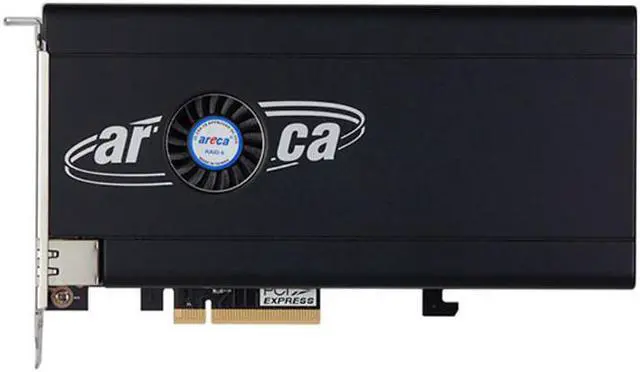 Main image of Areca ARC-1886-4N8I PCIe Gen 4.0 NVMe Hardware RAID Adapter With 4x M.2 & 1x SFF-8654[x8] Connector