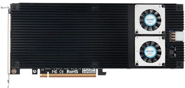Main image of Areca ARC-1689-8N PCIe Gen 5.0 x16 M.2 NVMe fastest and reliable hardware RAID adapter