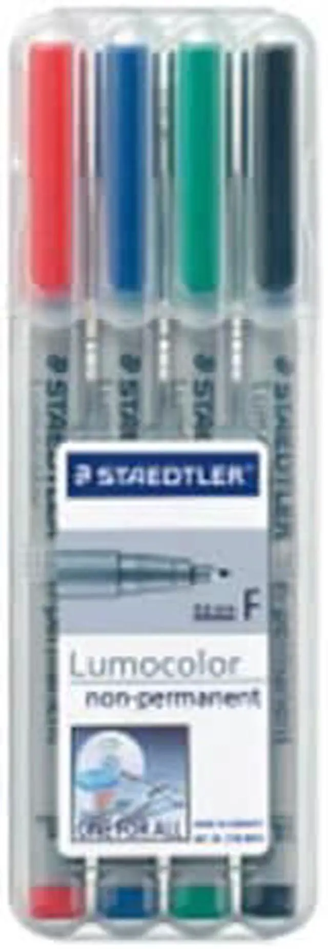 Main image of Staedtler Water Soluble Marker Fine Assorted - Wallet of 4