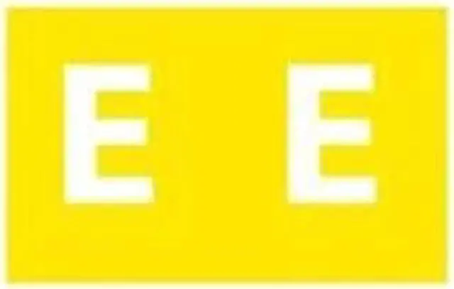Main image of Avery Colour Coding Labels 25x38mm 180pk - E Yellow