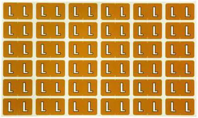 Alt view image 2 of 2 - Avery Colour Coding Labels 25x38mm 180pk - L Mustard