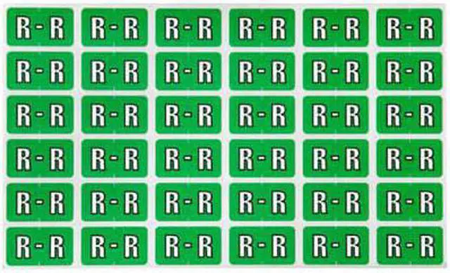 Alt view image 2 of 2 - Avery Colour Coding Labels 25x38mm 180pk - R Light Green