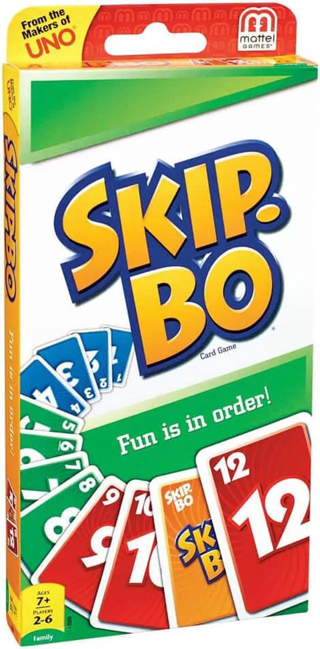 Alt view image 9 of 10 - Skip-Bo Card Game