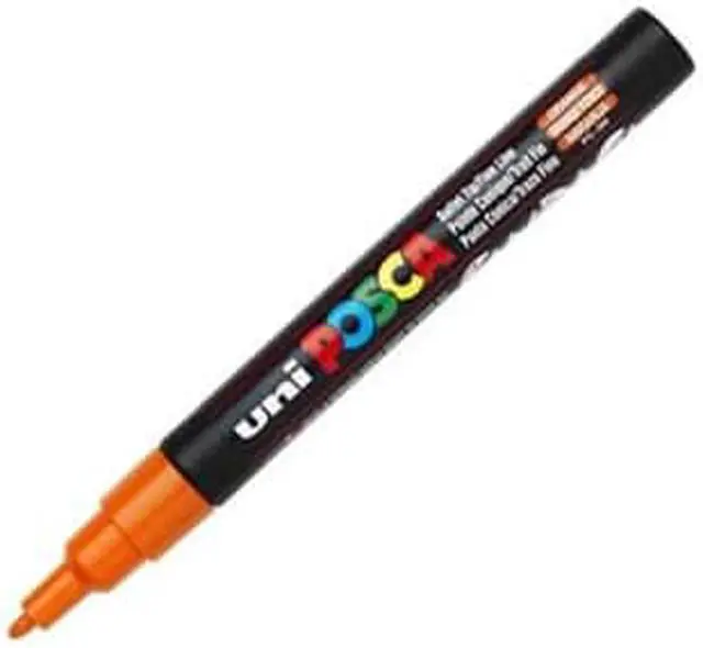 Alt view image 3 of 3 - Uni Posca PC-3M Bullet Tip Paint Marker - Orange