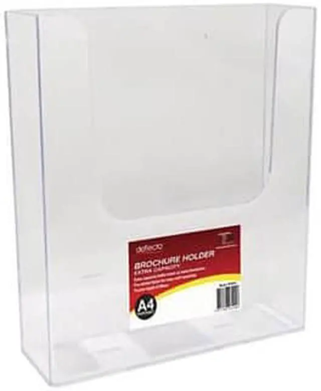 Main image of Deflecto Wall Mount Brochure Holder (A4) - Curved