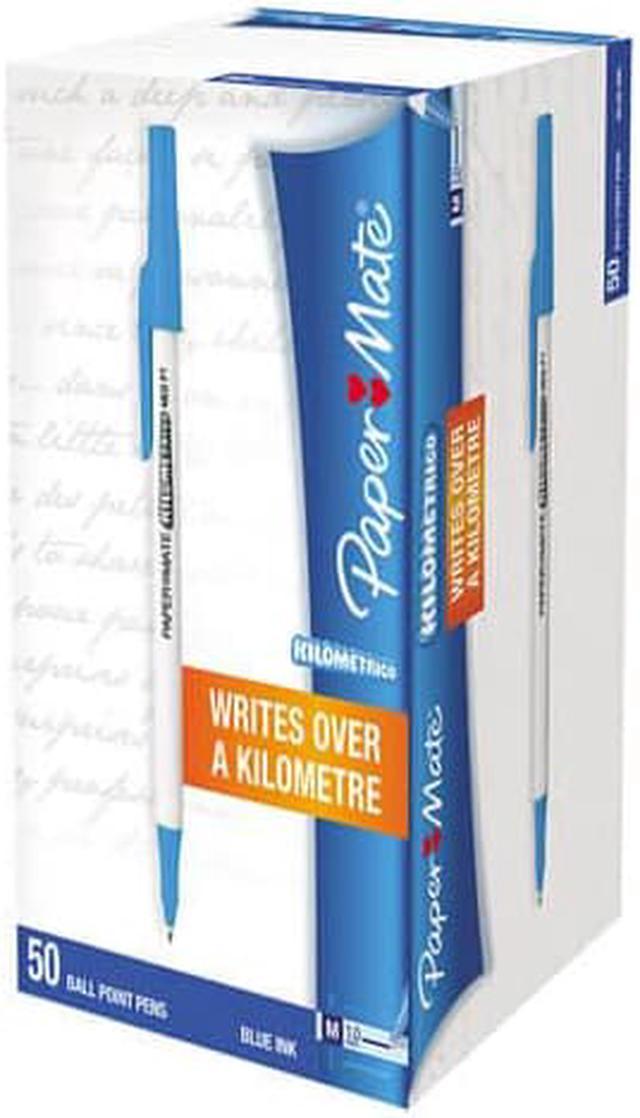 fax Ascensor Matrona Paper Mate Kilometrico Ballpoint Pen (Medium Blue) - 50/box Pens, Pencils,  & Markers - Newegg.com
