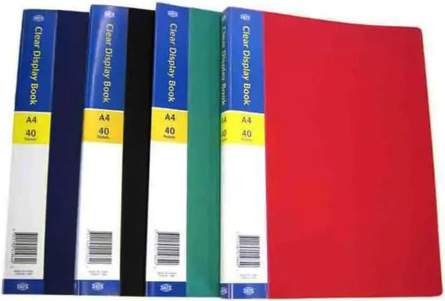 Main image of Dats Clear Front Display Book 40-pocket A4 (Assorted)