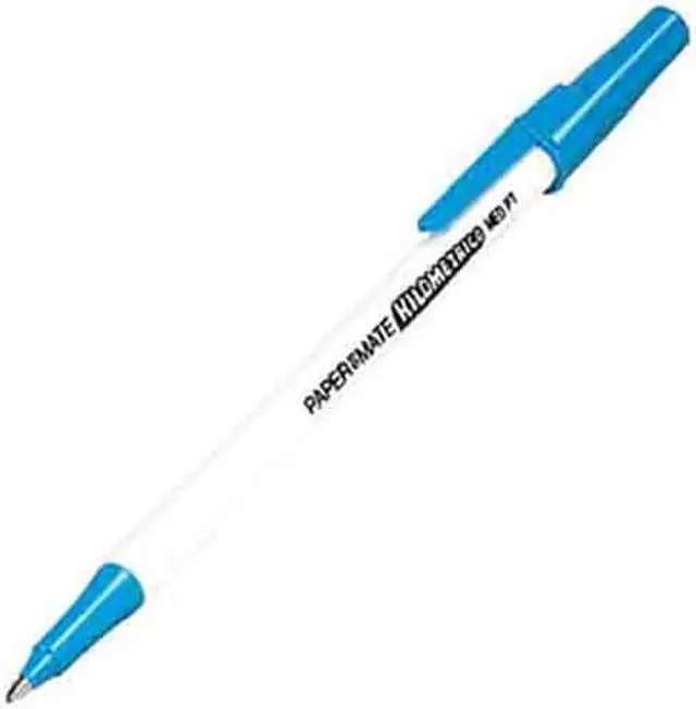 Main image of Paper Mate Kilometrico Ballpoint Pen (12/box) - Medium Blue