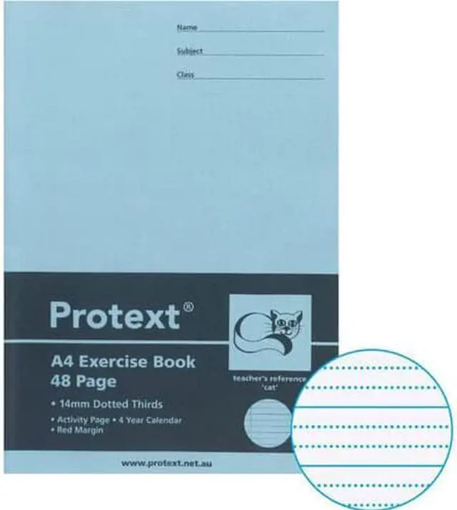 Main image of Protext Exercise Book 48 Pages with Dotted Line (A4) - 14mm