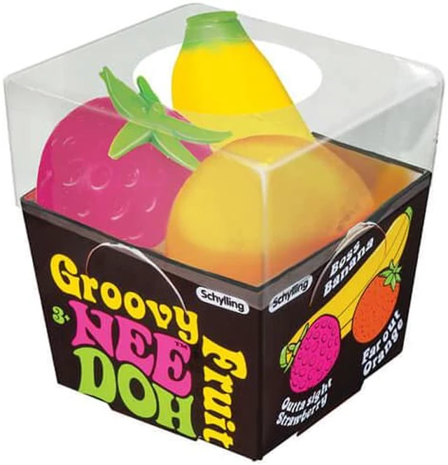 Alt view image 2 of 2 - Schylling Groovy Fruit Nee-Doh