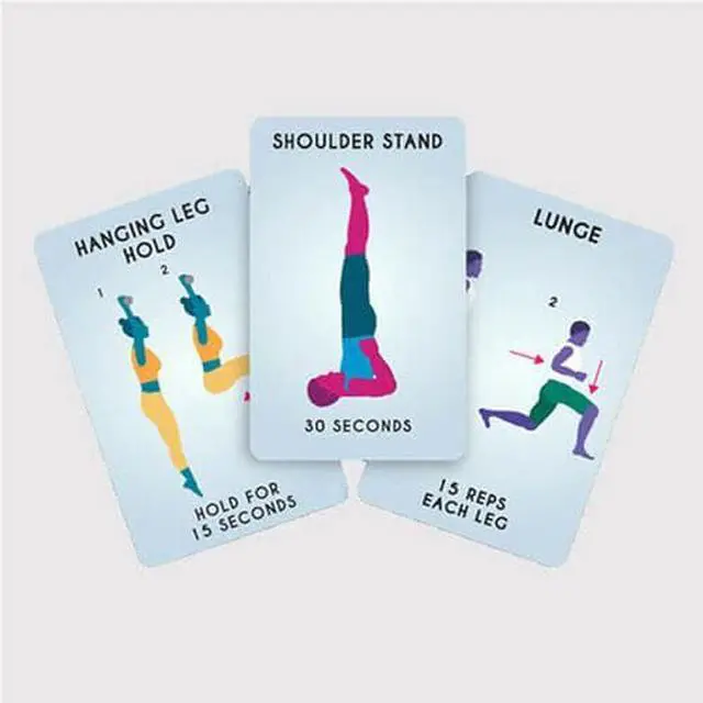 Alt view image 2 of 3 - 100 Get Fit Exercises Cards
